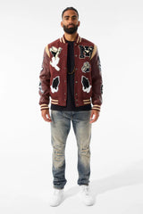 Jordan Craig Varsity Jacket Chocolate