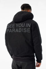 JORDAN CRAIG SEE YOU IN PARADISE HOODED WORK JACKET MULTI COLORS