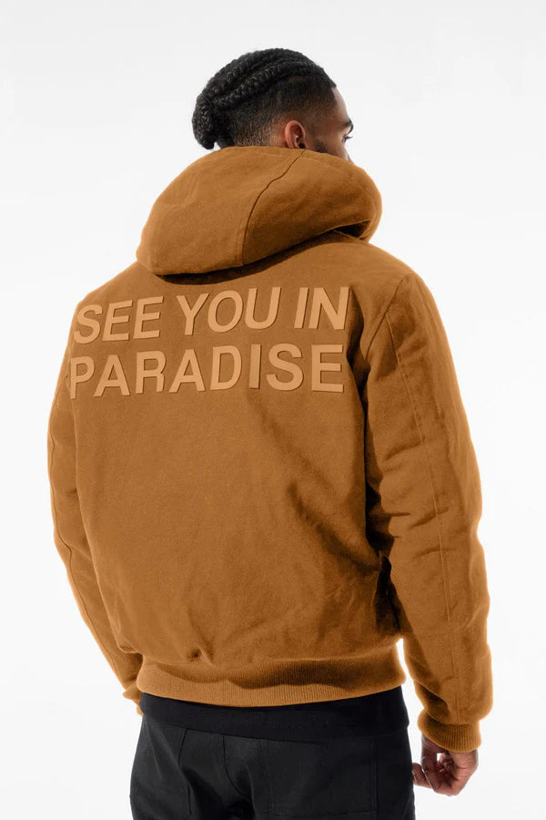 JORDAN CRAIG SEE YOU IN PARADISE HOODED WORK JACKET MULTI COLORS