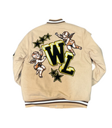 Rebel Minds - Varsity Jacket - Angel Melton - Beige