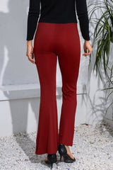 High Waist Long Flare Pants