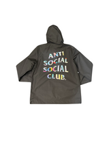 Anti Social - Rain Hoodie - Black