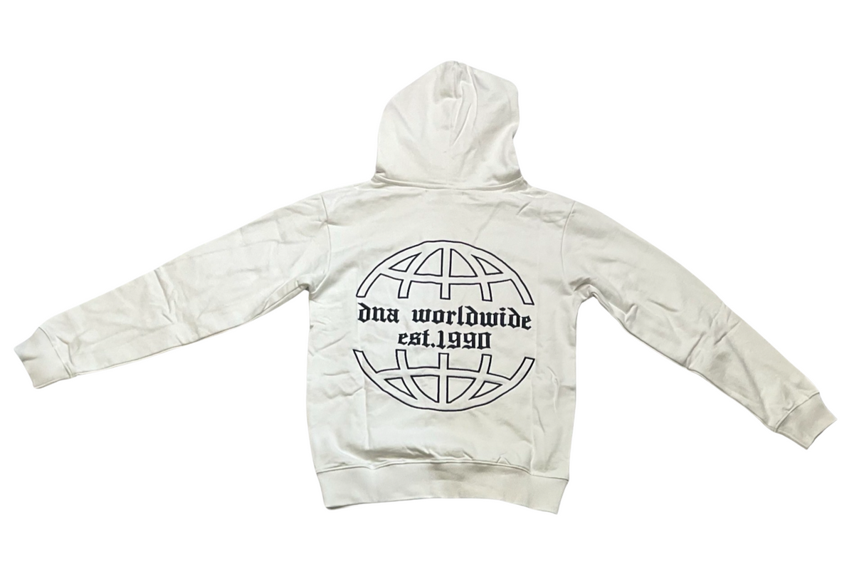 DNA World Wild Hoodie - White / Navy