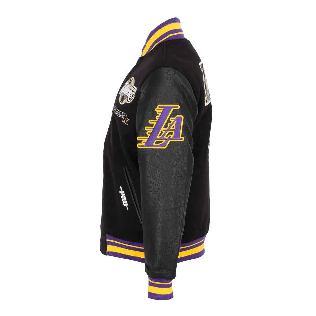 Pro Standard LA Lakers Pro Prep Wool Varsity Jacket / Black