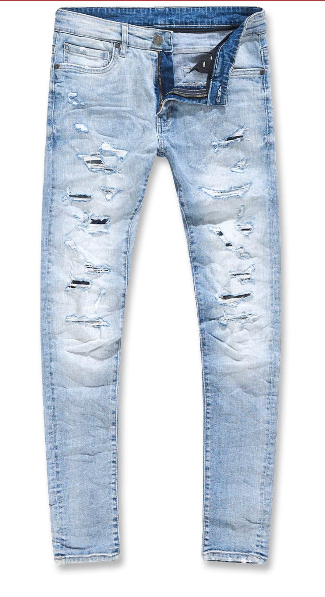 Jordan Craig Jeans - Crushed Rolled Sean - Sky Blue – DripNationIL