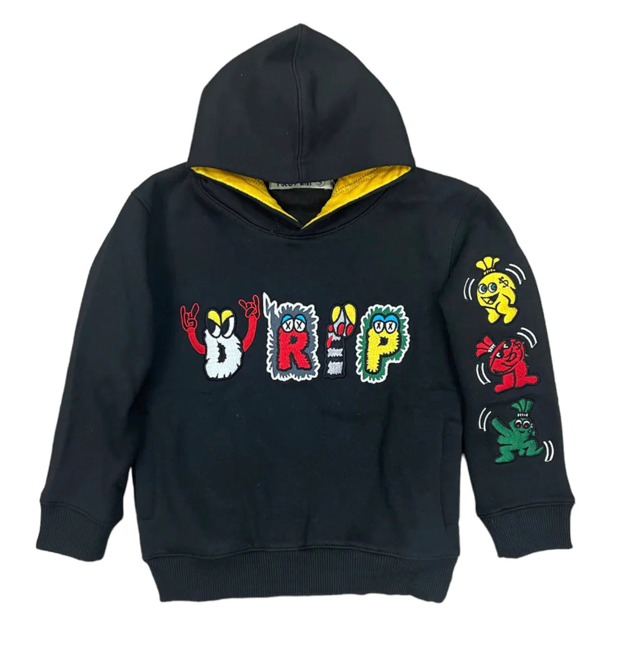 Focus - Kids Hoodie - Drip Carton - Black