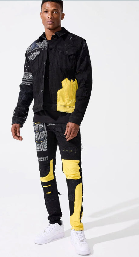 Jordan Craig Jeans - Pollen - Black/Yellow