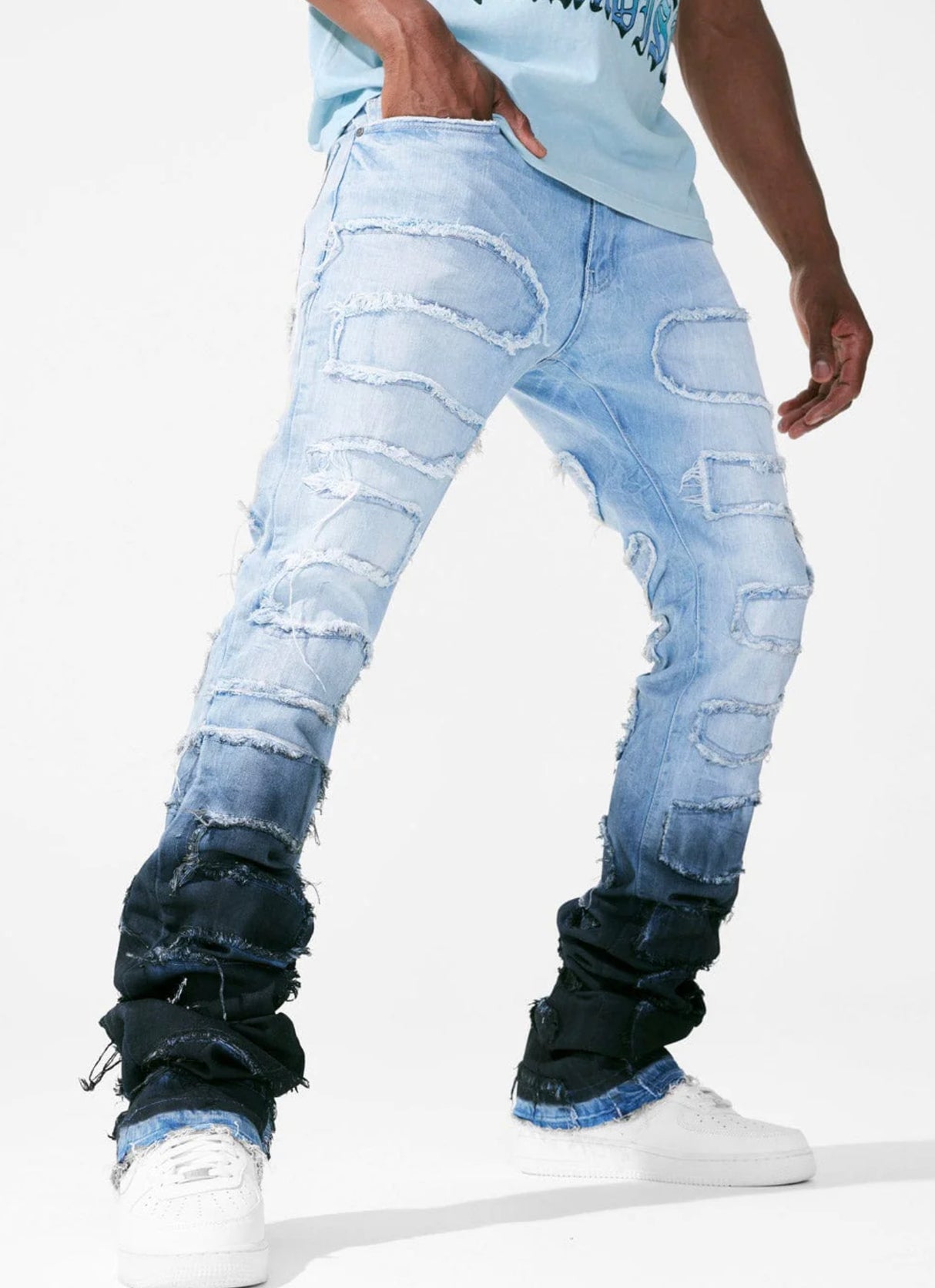 Jordan Craig Jeans - Martin Stacked Inseam - Blue Wave