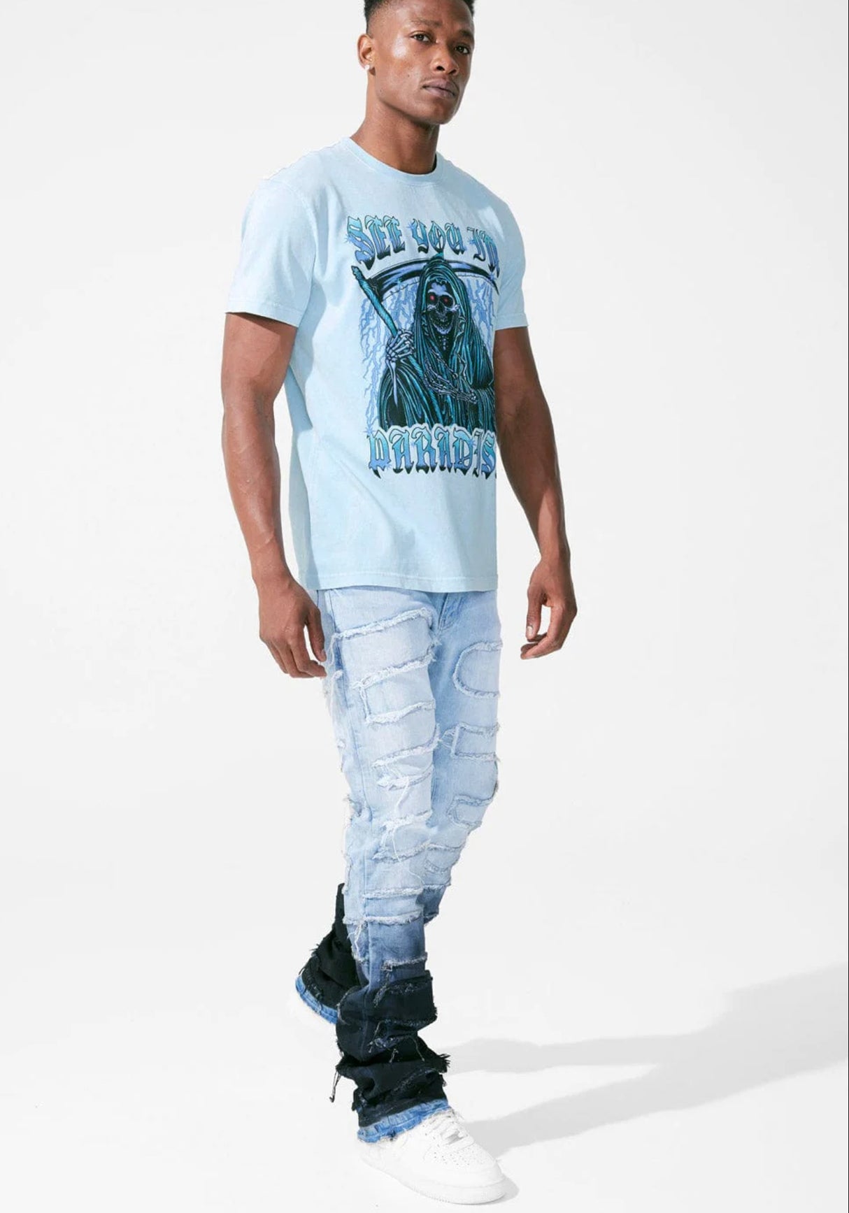 Jordan Craig Jeans - Martin Stacked Inseam - Blue Wave