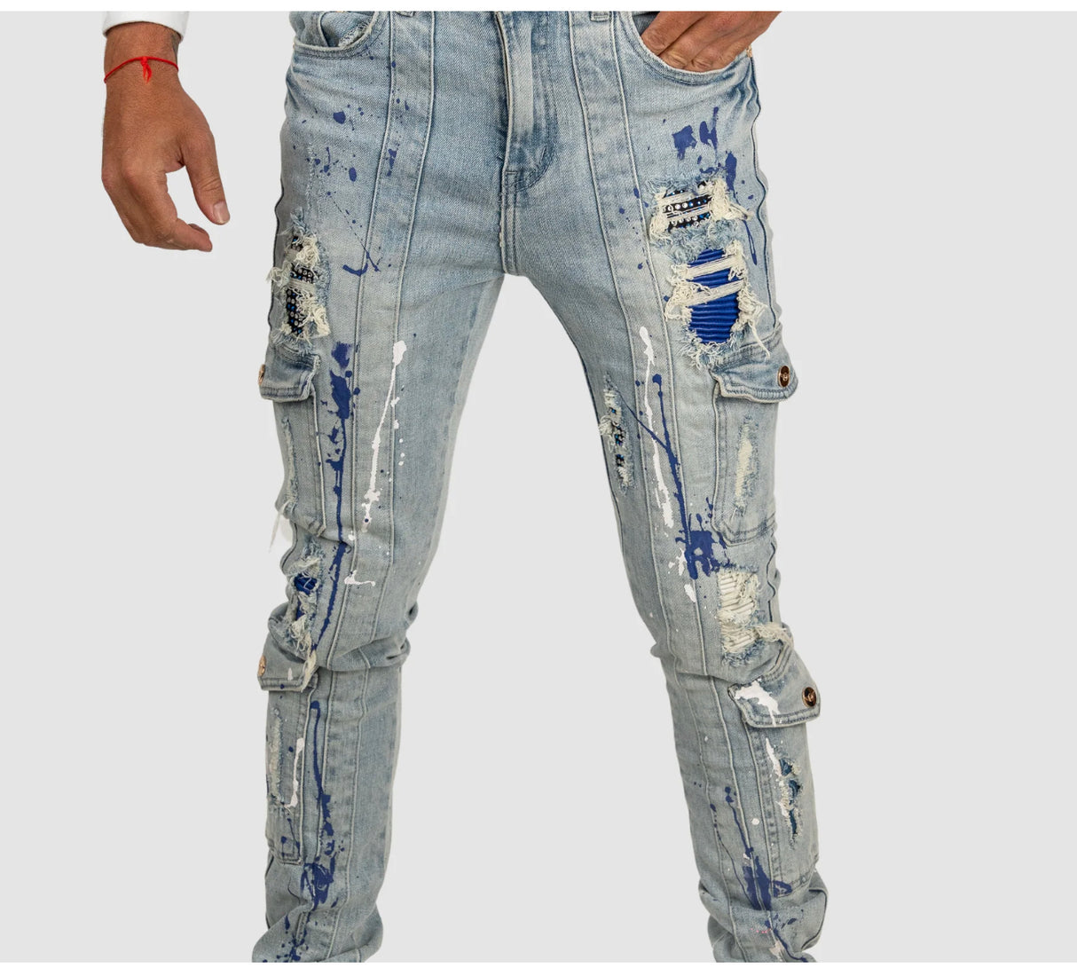 Ferrari Massari Jeans - Cargo Hustler Royal Blue