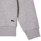 LACOSTE MEN'S CLASSIC FIT COTTON FLEECE SWEATSHIRT GREY