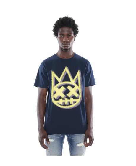 Cult - T Shirt - Skin - Navy / Yellow