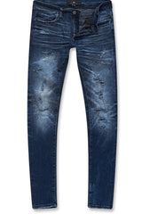 Jordan Craig - Jeans - Small Rips Sean - Deep Blue