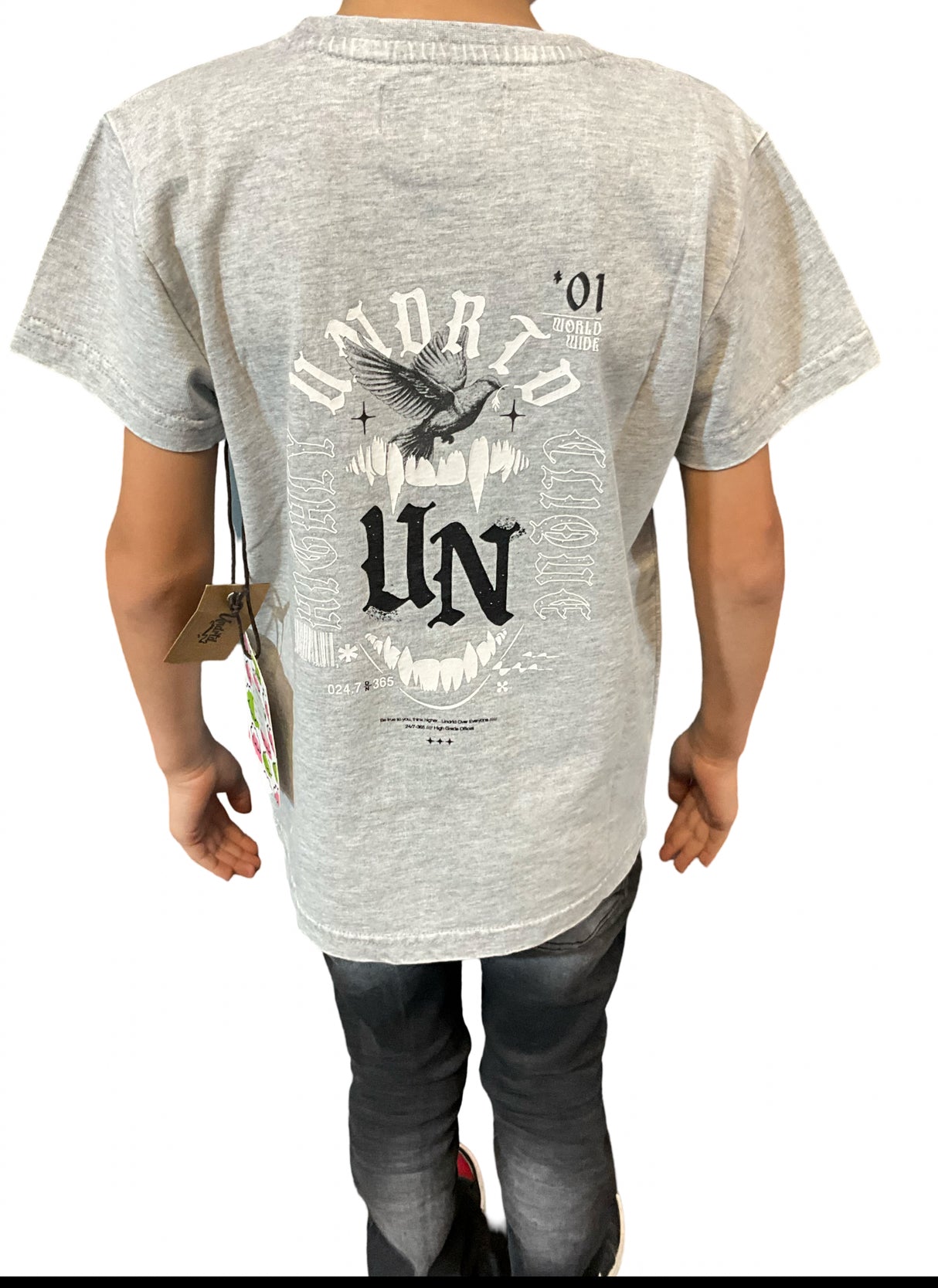 UNDRTD KIDS T-SHIRT CLIQUE PART33 WASHED MULITIPLE COLORS