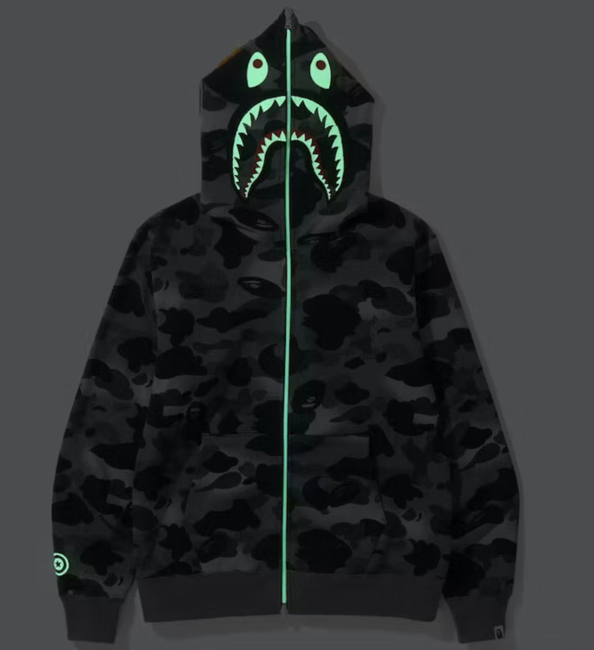 Bape - Hoodie - Double Face - Black / Camo