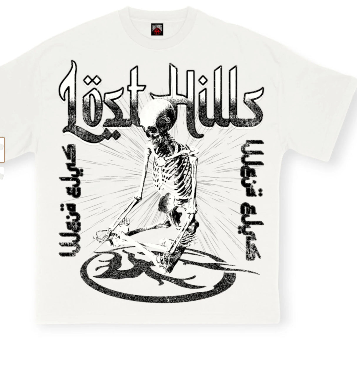 Lost Hills - T Shirt - Skeleton White - Grey