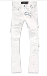 Jordan Craig - Kids Jeans - Stacked - Plaster - White