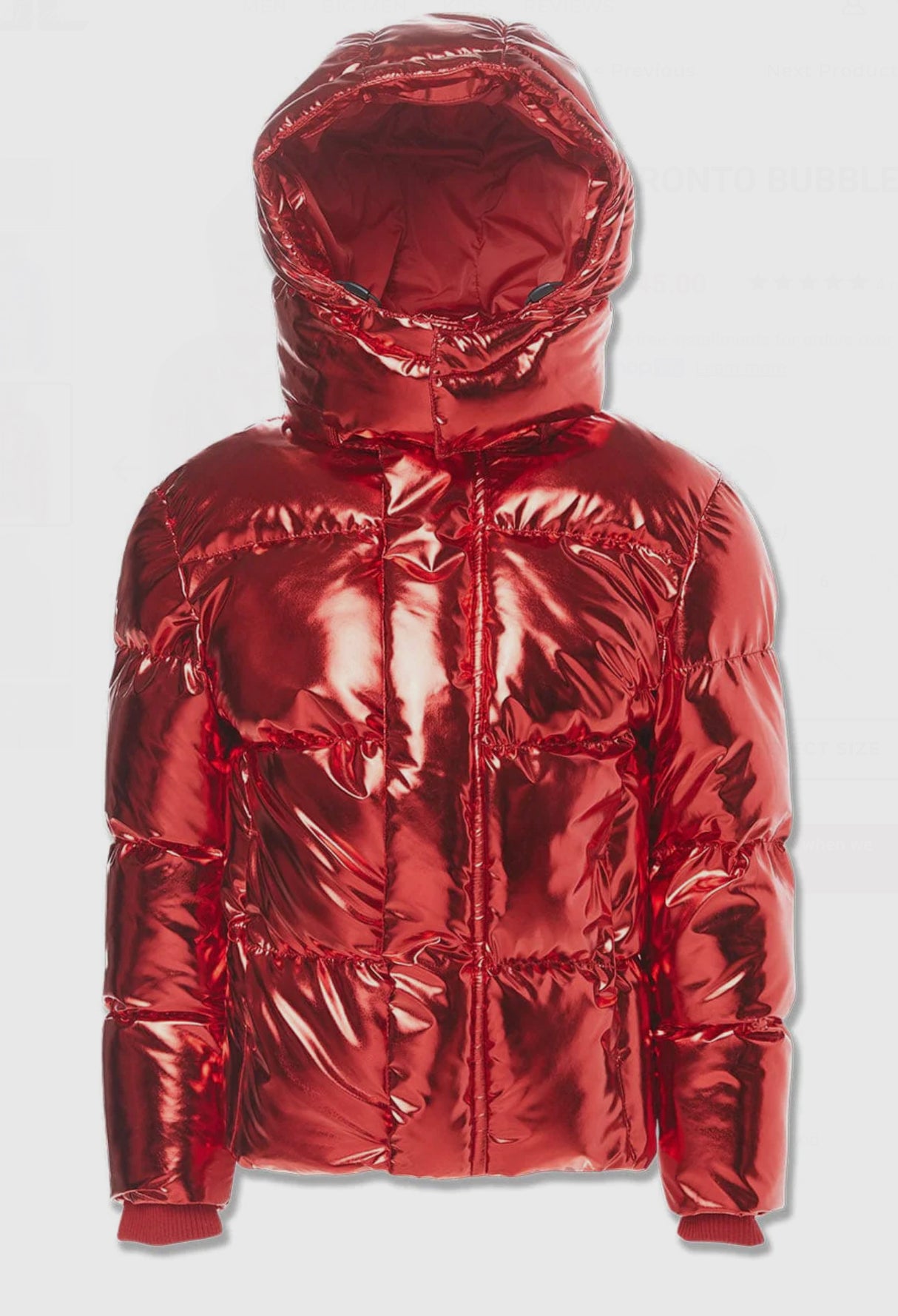 Jordan Craig - Kids Puffer Coat- Metallic Red