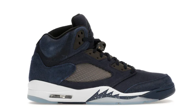 Nike- Jordan 5- High Top- Midnight Navy