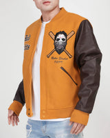 Roku Studio - Varsity Jacket - Bad Habits - Wheat / Brown