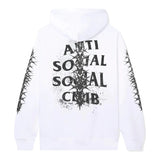 Anti Social - Hoodie - Anguish - White