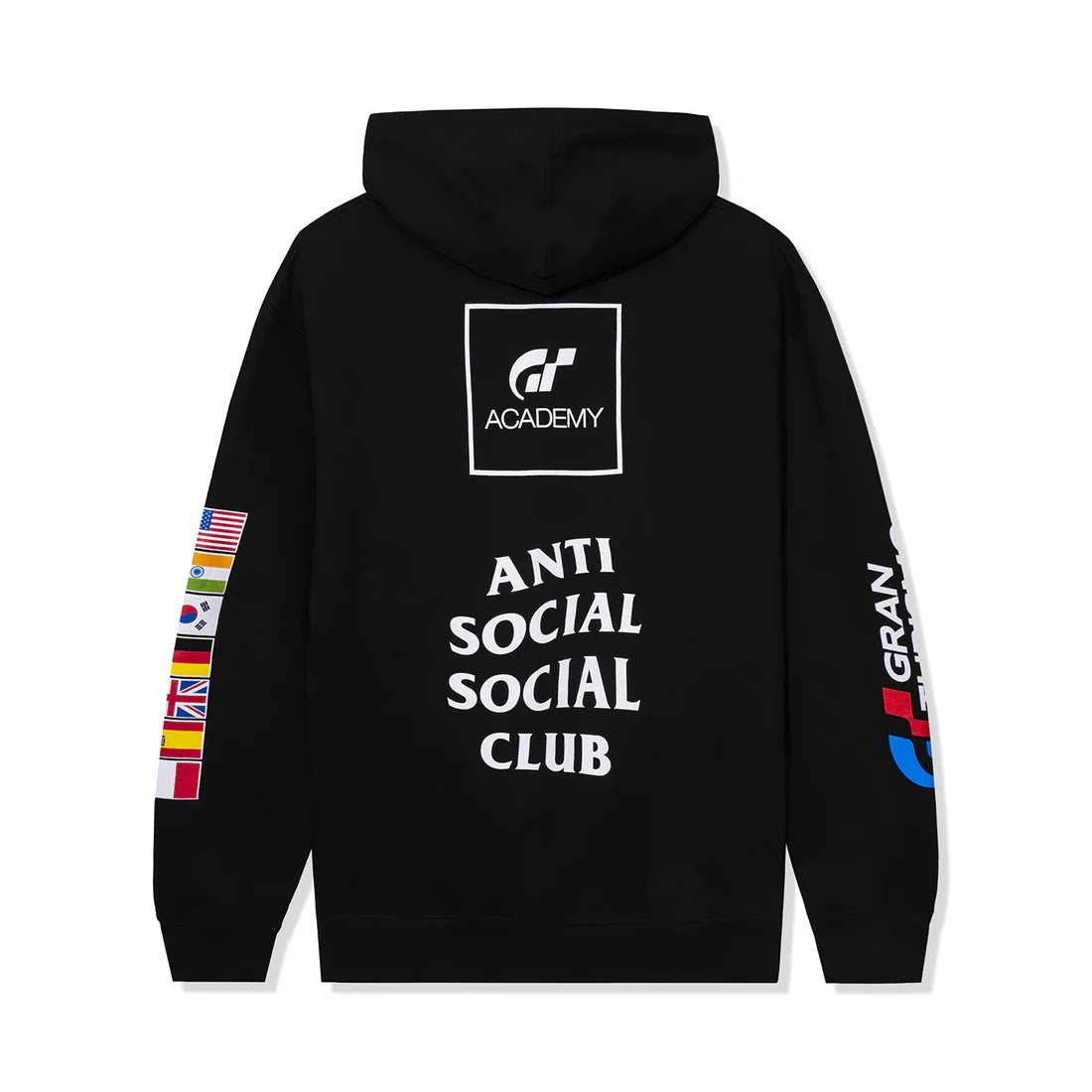 Anti Social - Hoodie - Academy GT - Black