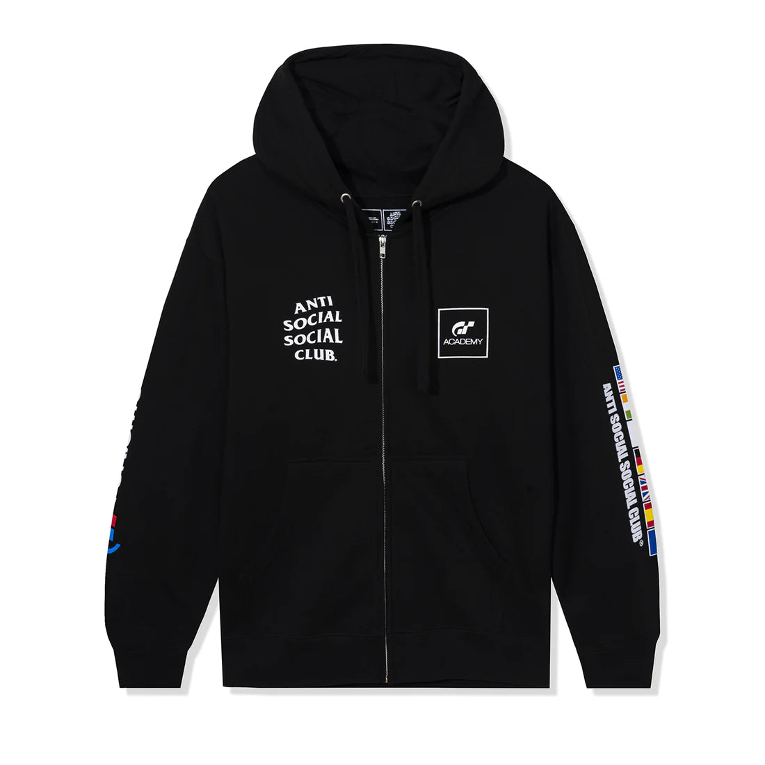 Anti Social - Hoodie - Academy GT - Black