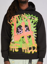 Lost Hills - Hoodie - Death Tour - Black - Green - Pink