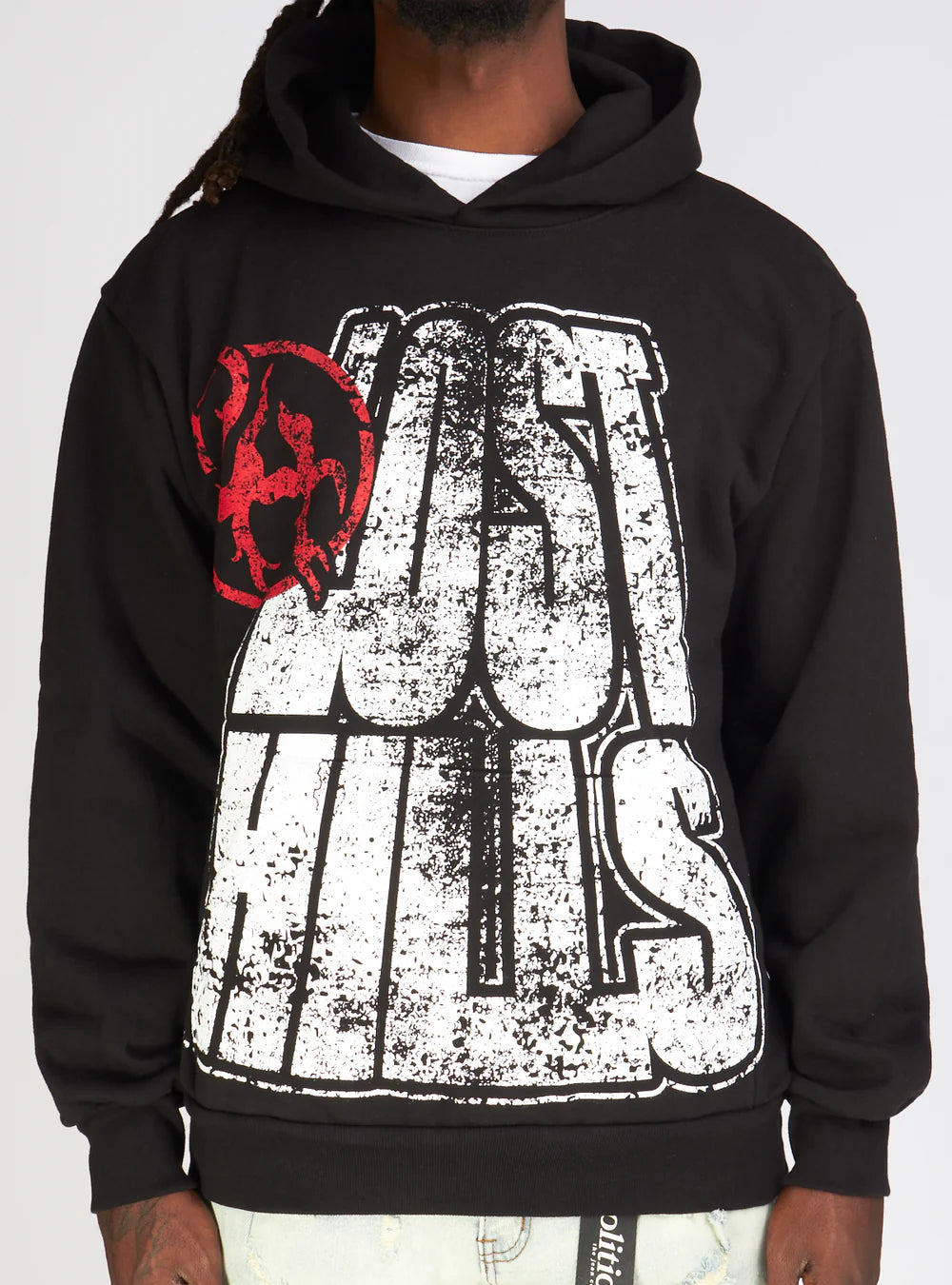 Lost Hills - Hoodie - Death Tour - Black - White