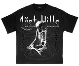 Lost Hills - T Shirt - Skeleton Black - White