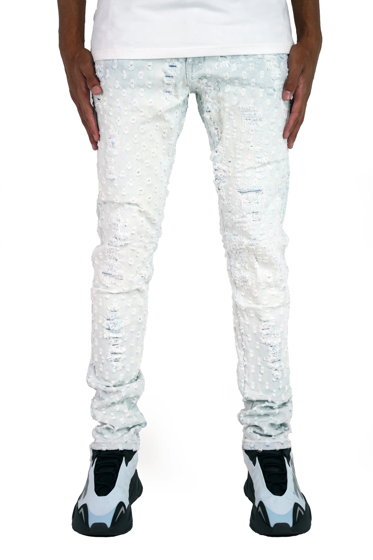 Focus - Jeans - Pin Distressed - Light Blue