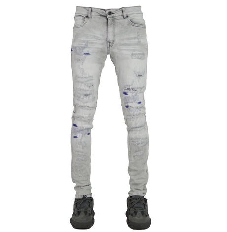 Focus - Jeans - Stiches - LT Grey