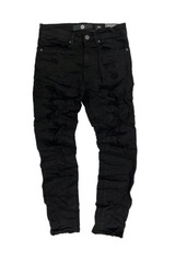 Jordan Craig jeans Crushed Rolled Sean - Jet Black