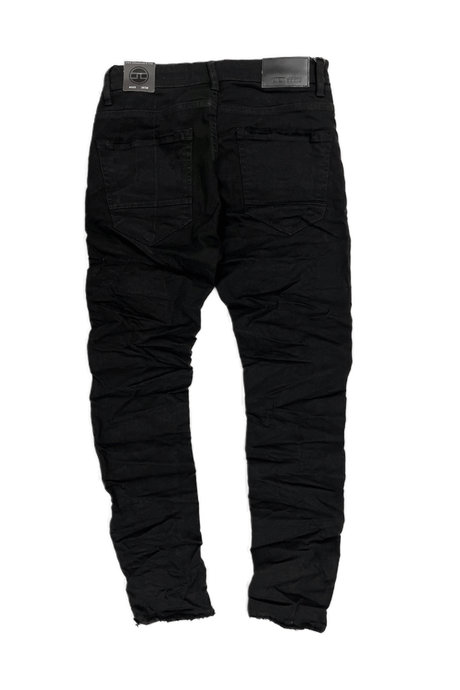 Jordan Craig jeans Crushed Rolled Sean - Jet Black