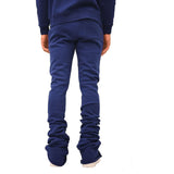 Doctrine - Stacked Sweat Pants - Navy