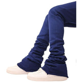 Doctrine - Stacked Sweat Pants - Navy