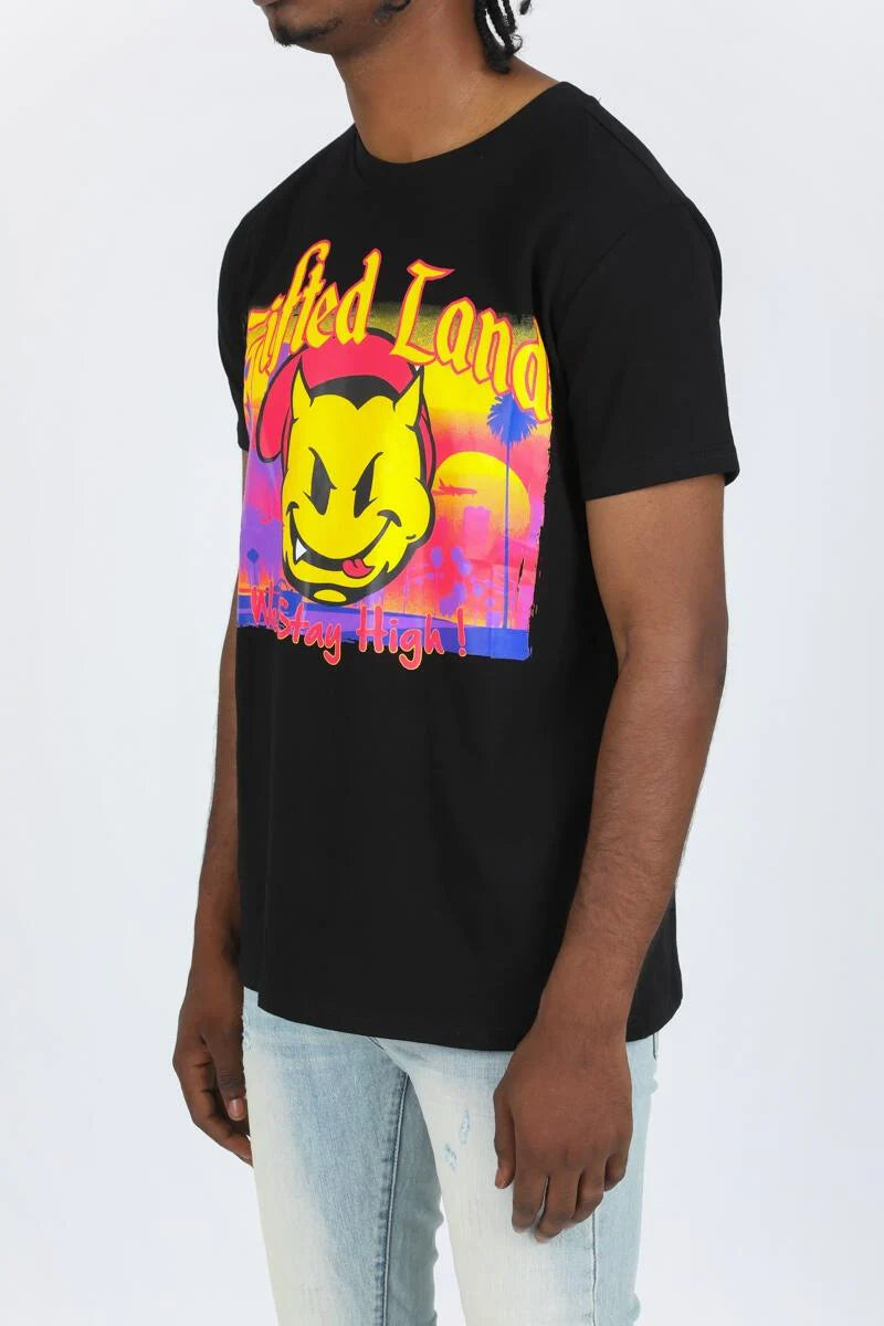 GFTD- Shirt - GT Gifted Land - Black/Multi