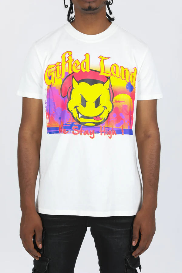 GFTD- Shirt - GT Gifted Land - White
