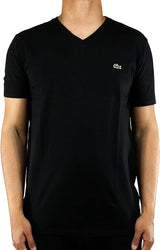 Lacoste - T Shirt - V Neck - Black