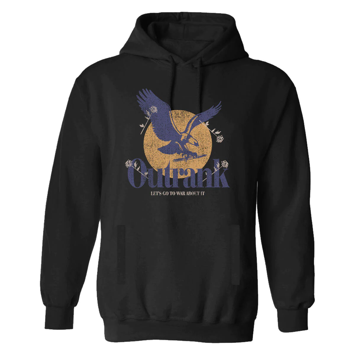 Outrank - Hoodie - Lets Go To Work - Black