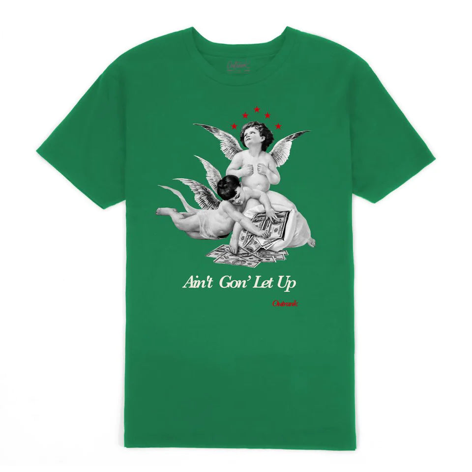 Outrank - T Shirt - Ain't Gon let it Up - Green