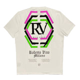 ROBERTO VINO MILANO - T-Shirt - Silicon Multi - White