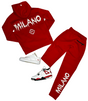 ROBERTO VINO MILANO - JOGGER FLEECE SET - RED