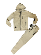 ROBERTO VINO MILANO - JOGGER FLEECE SET - LIGHT BEIGE