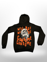 RETRO LABEL MY FEAR NO ONE CONSUMED - BLACK / ORANGE