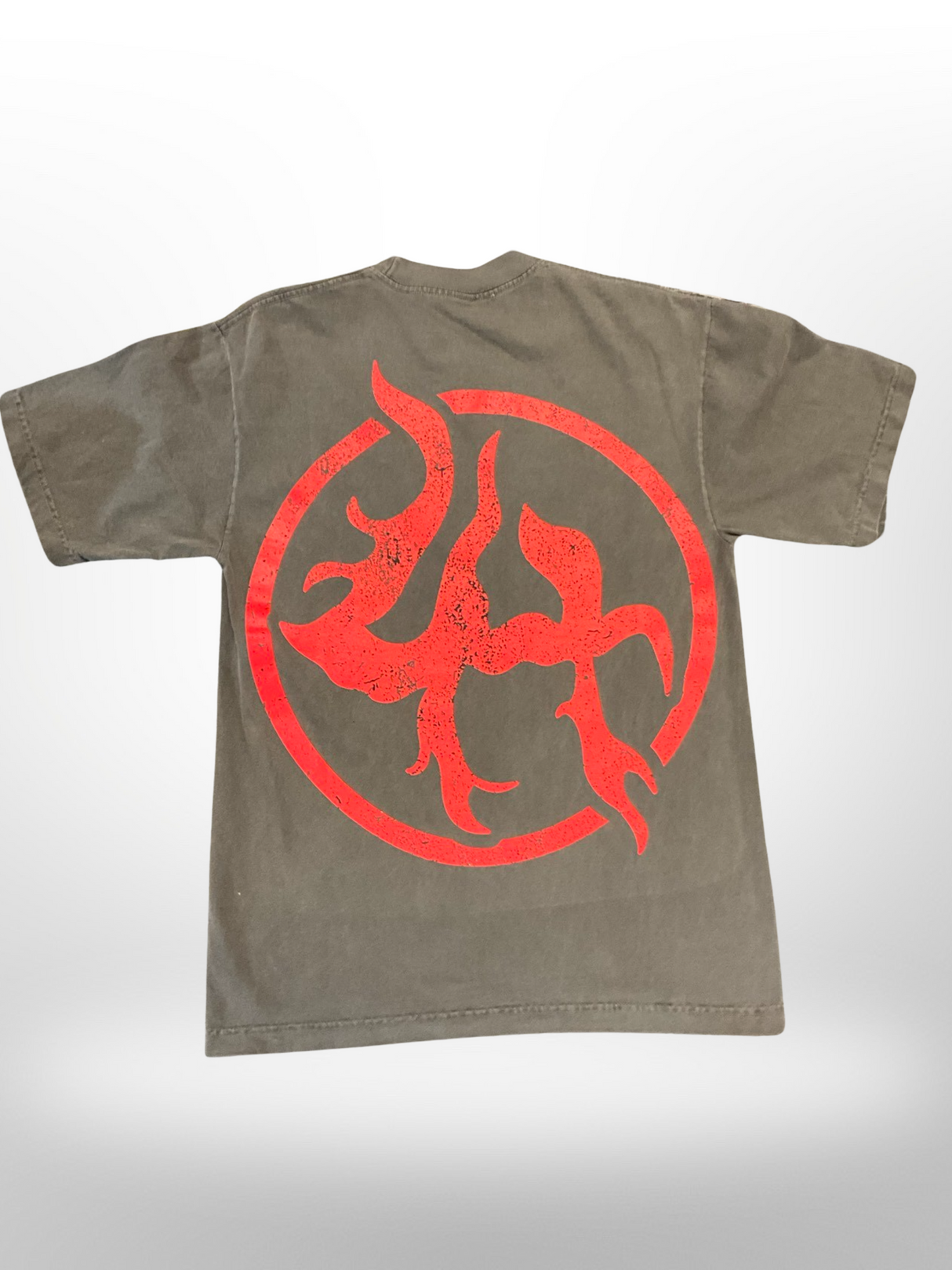 Lost Hills - T Shirt - Black Wash - Red