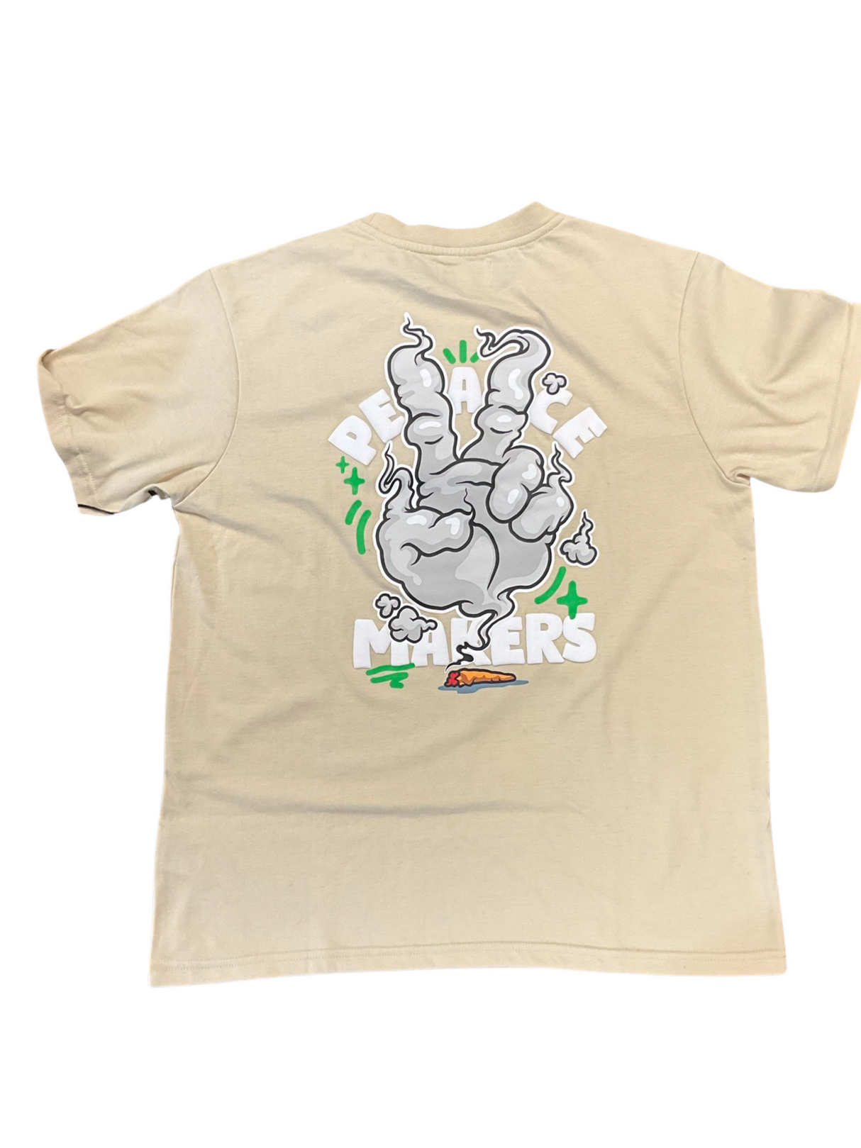 Undrtd - T Shirt- Peace Maker- Cream