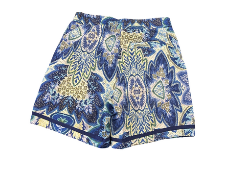 Urban Streetwear Blue Jacquard Shorts