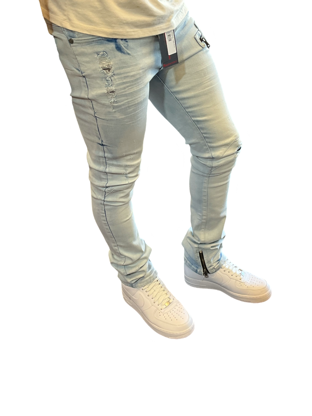 Elite- Jeans - Stacked - Light Blue