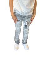 Focus - Kids Jeans - Feel Good Stacked - Grey